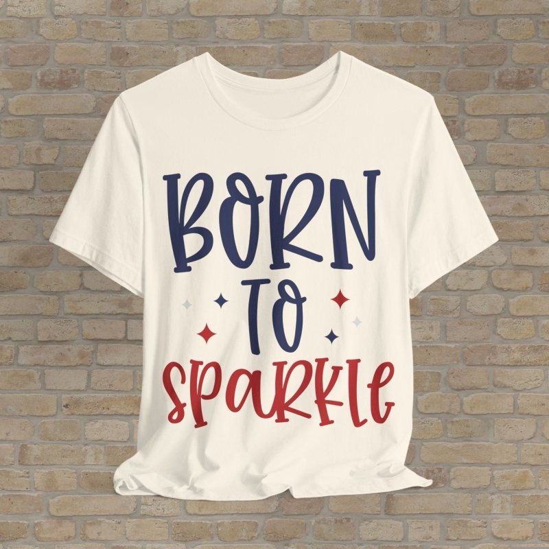 Text Only T-Shirts Sparkle Proudly Tee - Vibrant Styles