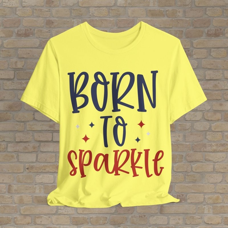 Text Only T-Shirts Sparkle Proudly Tee - Vibrant Styles