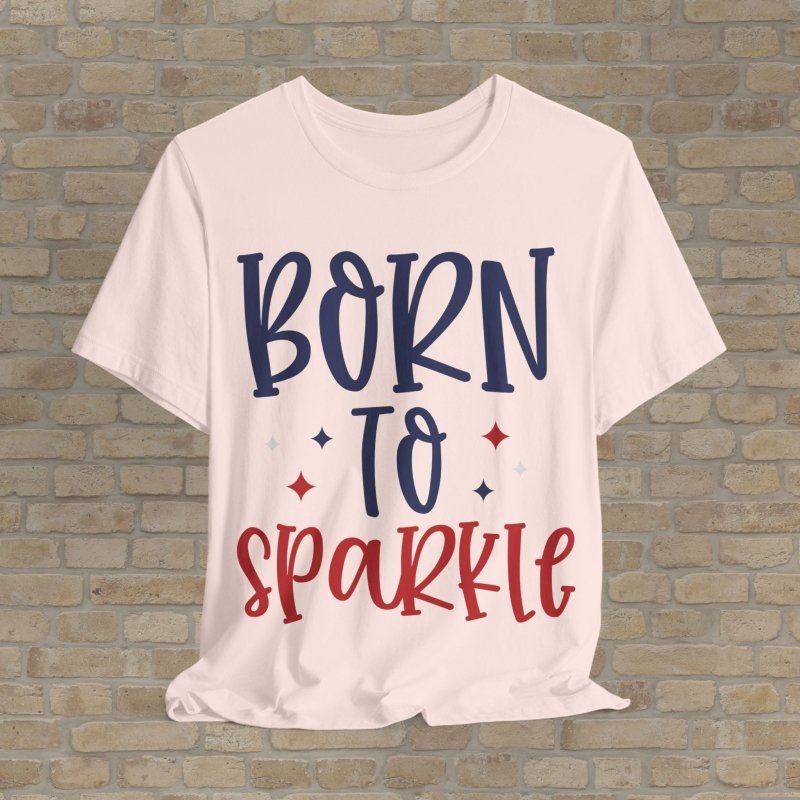 Text Only T-Shirts Sparkle Proudly Tee - Vibrant Styles
