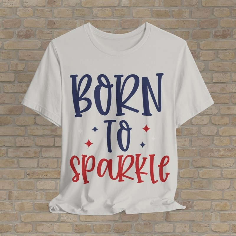 Text Only T-Shirts Sparkle Proudly Tee - Vibrant Styles