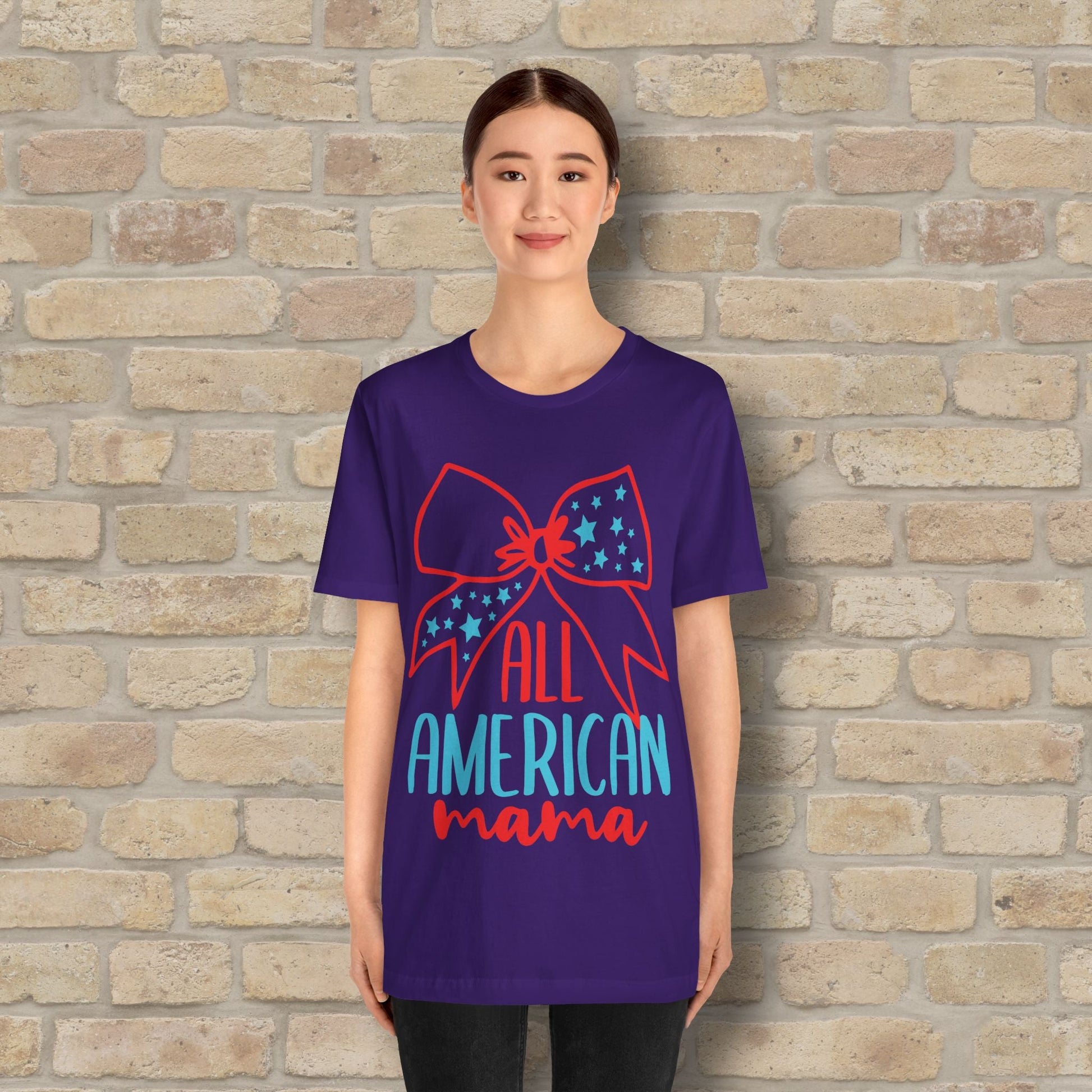 Graphic & Text T-Shirts Star - Spangled Mama Tee - Vibrant Styles
