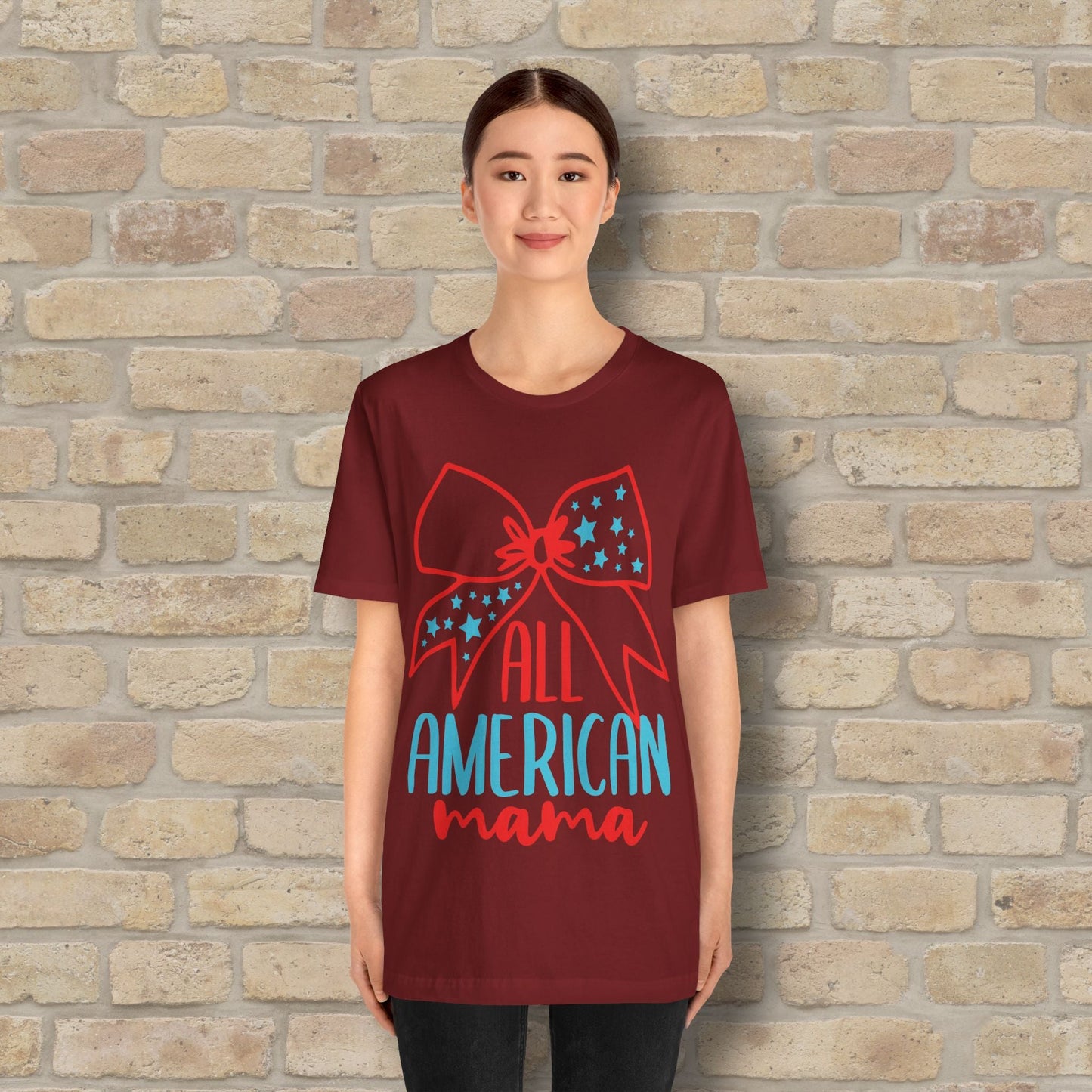 Graphic & Text T-Shirts Star - Spangled Mama Tee - Vibrant Styles