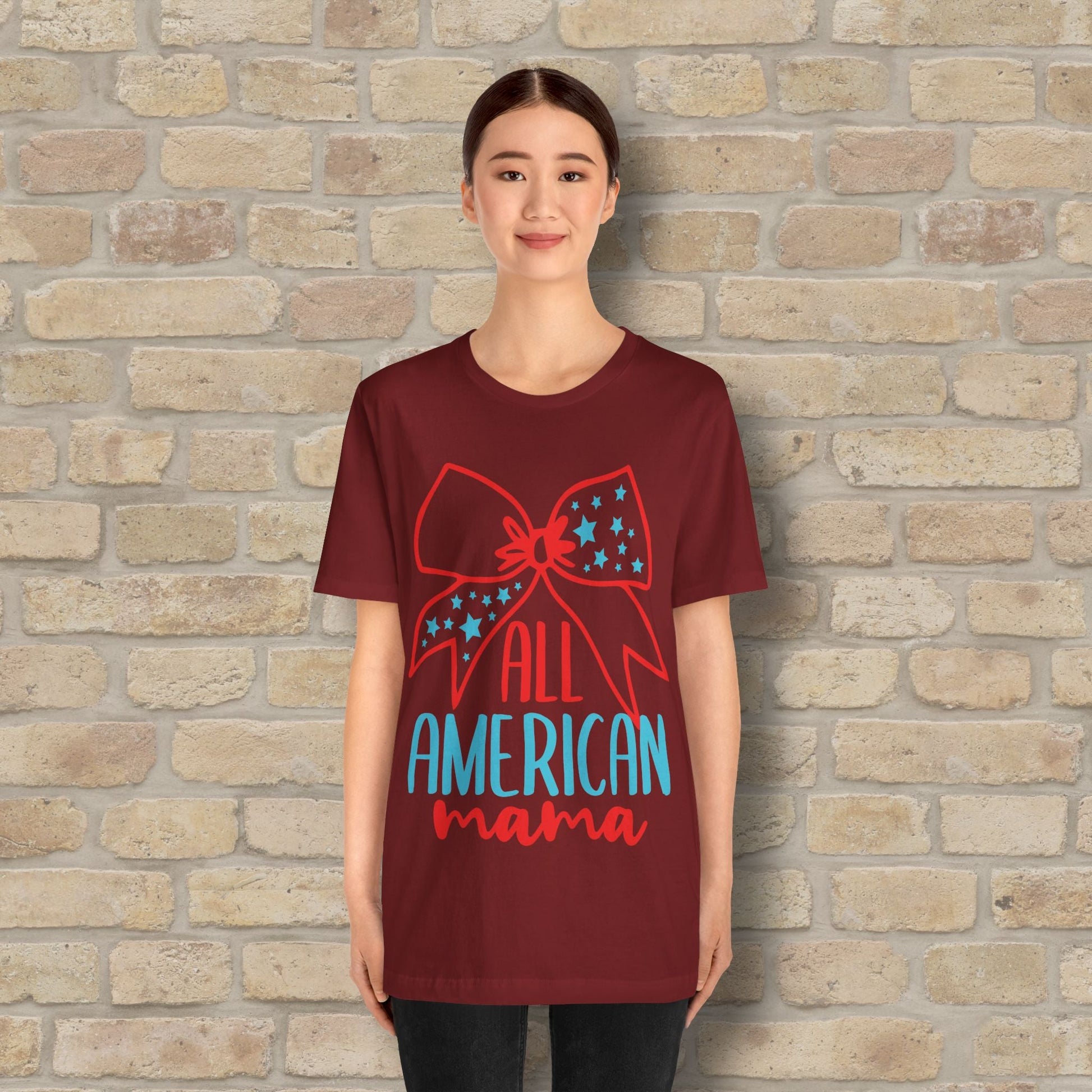 Graphic & Text T-Shirts Star - Spangled Mama Tee - Vibrant Styles