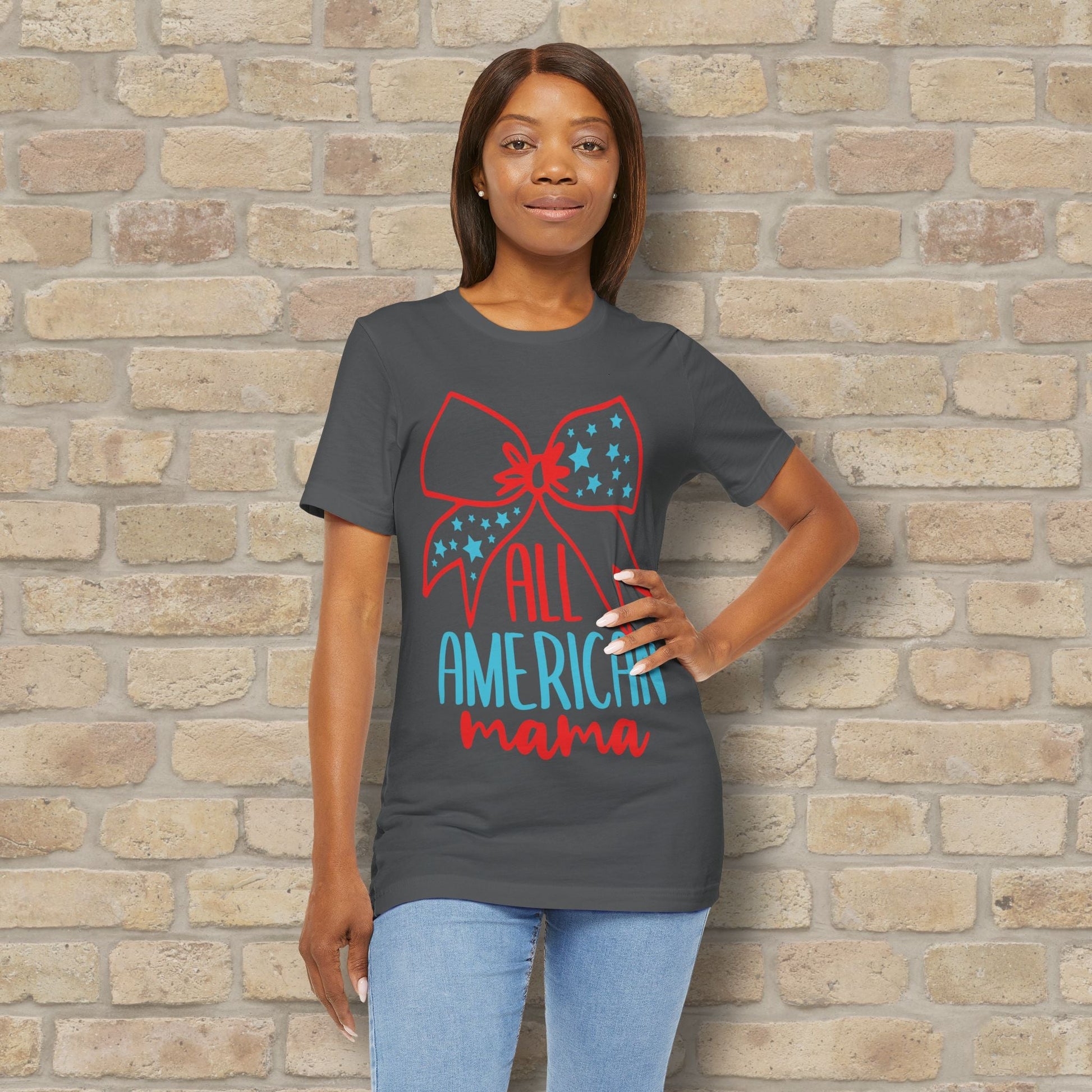 Graphic & Text T-Shirts Star - Spangled Mama Tee - Vibrant Styles