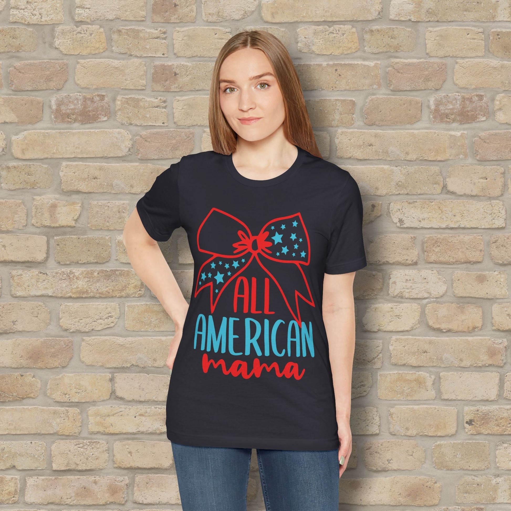 Graphic & Text T-Shirts Star - Spangled Mama Tee - Vibrant Styles