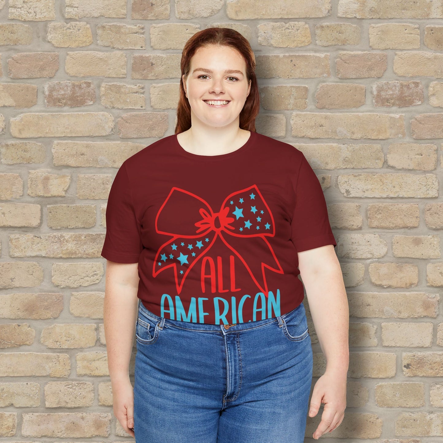 Graphic & Text T-Shirts Star - Spangled Mama Tee - Vibrant Styles