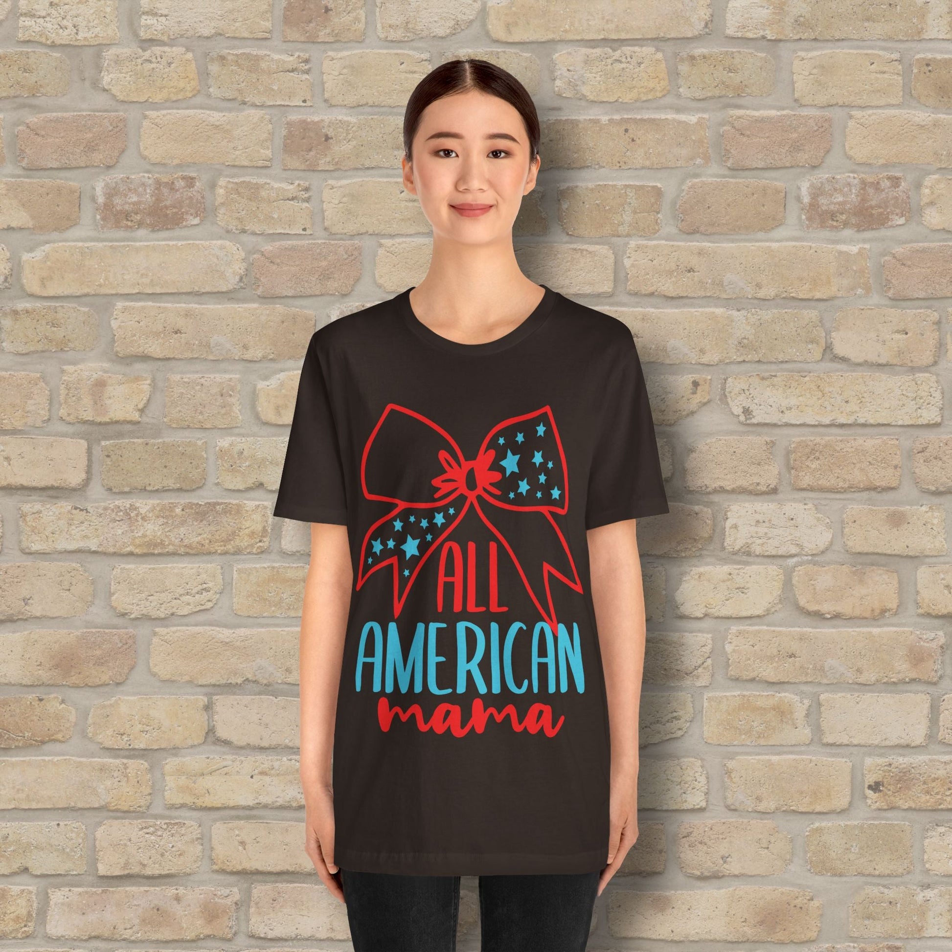 Graphic & Text T-Shirts Star - Spangled Mama Tee - Vibrant Styles