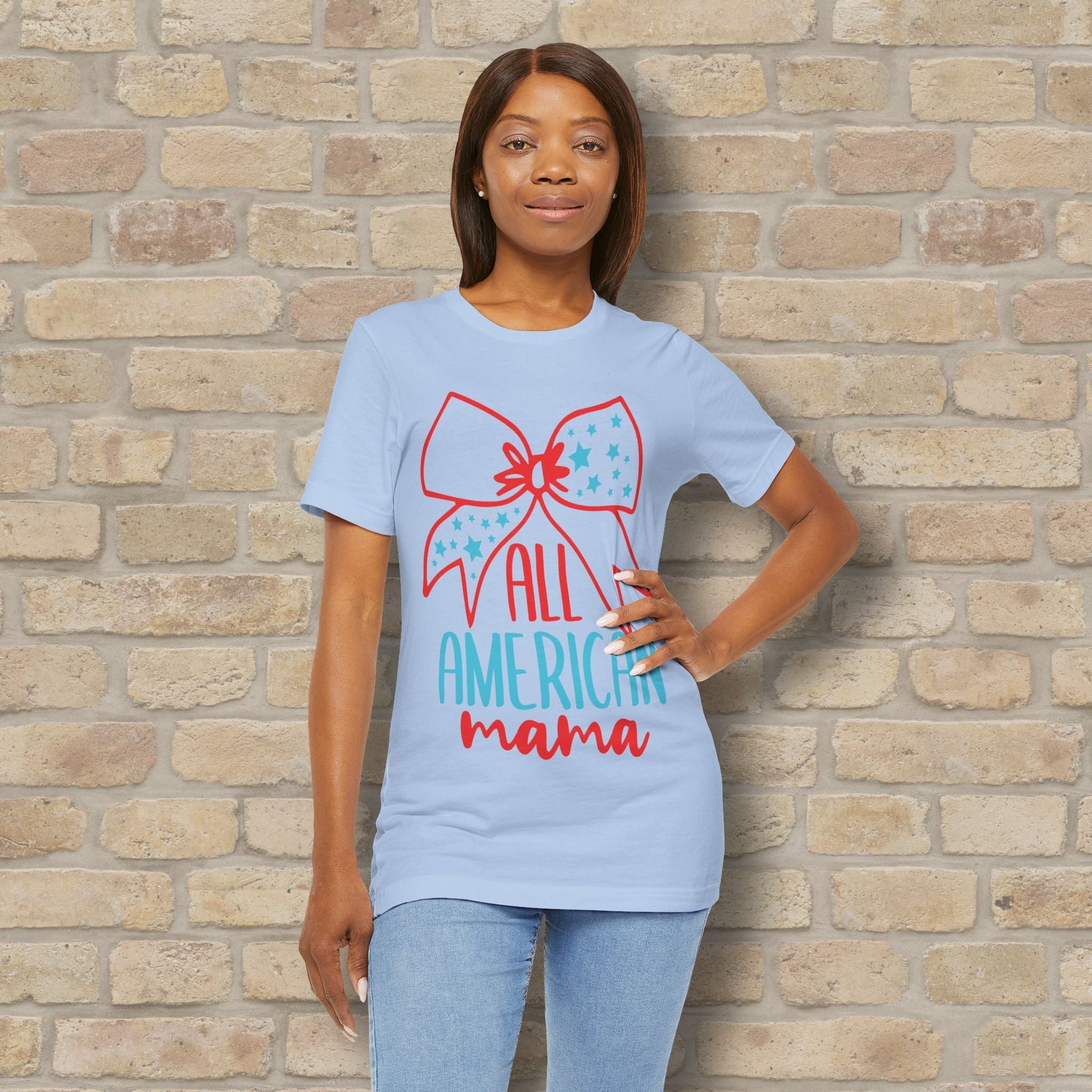 Graphic & Text T-Shirts Star - Spangled Mama Tee - Vibrant Styles