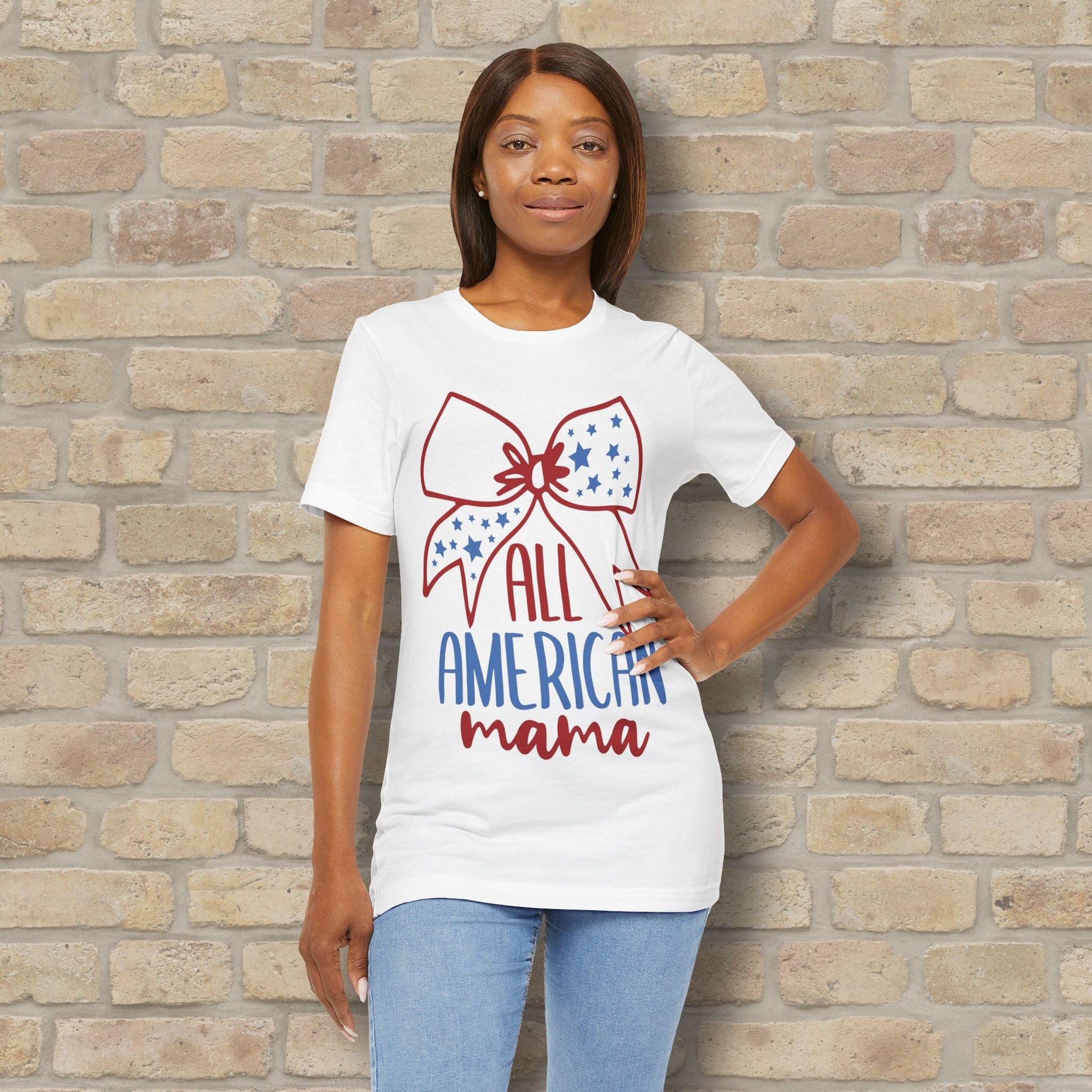 Graphic & Text T-Shirts Star - Spangled Mama Tee - Vibrant Styles