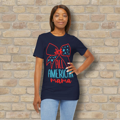 Graphic & Text T-Shirts Star - Spangled Mama Tee - Vibrant Styles