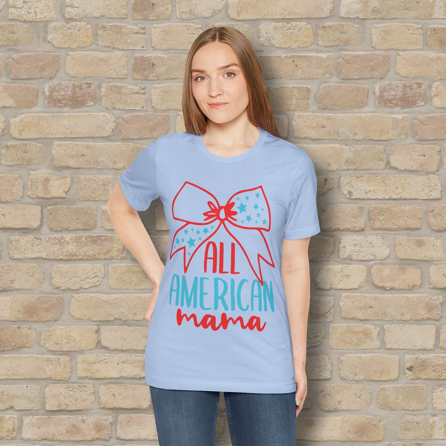 Graphic & Text T-Shirts Star - Spangled Mama Tee - Vibrant Styles