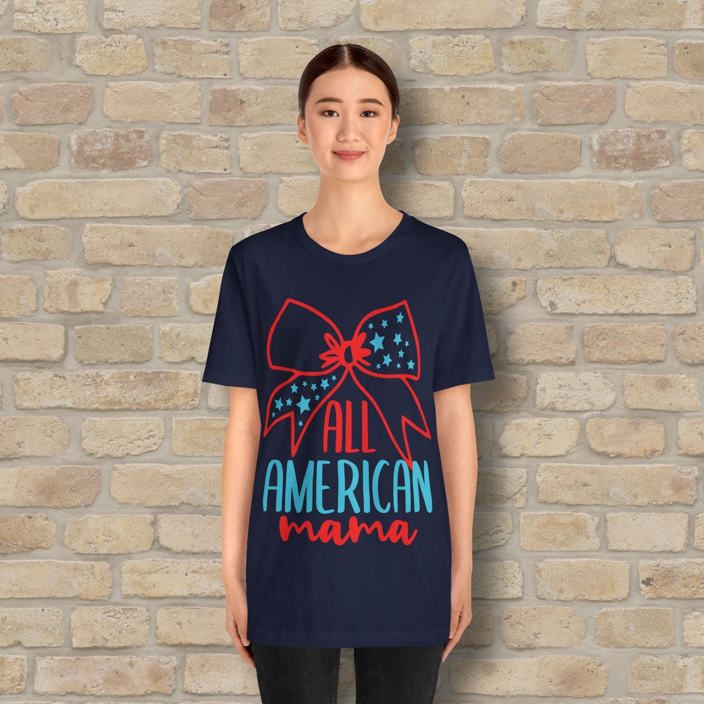 Graphic & Text T-Shirts Star - Spangled Mama Tee - Vibrant Styles