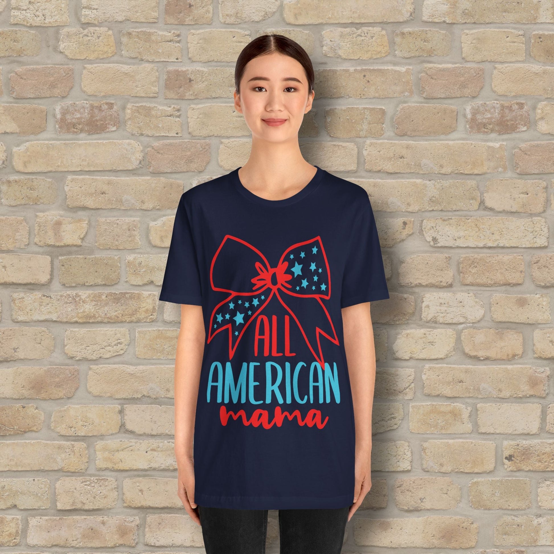 Graphic & Text T-Shirts Star - Spangled Mama Tee - Vibrant Styles