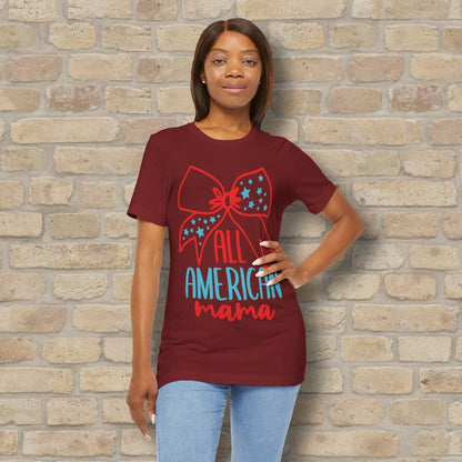 Graphic & Text T-Shirts Star - Spangled Mama Tee - Vibrant Styles