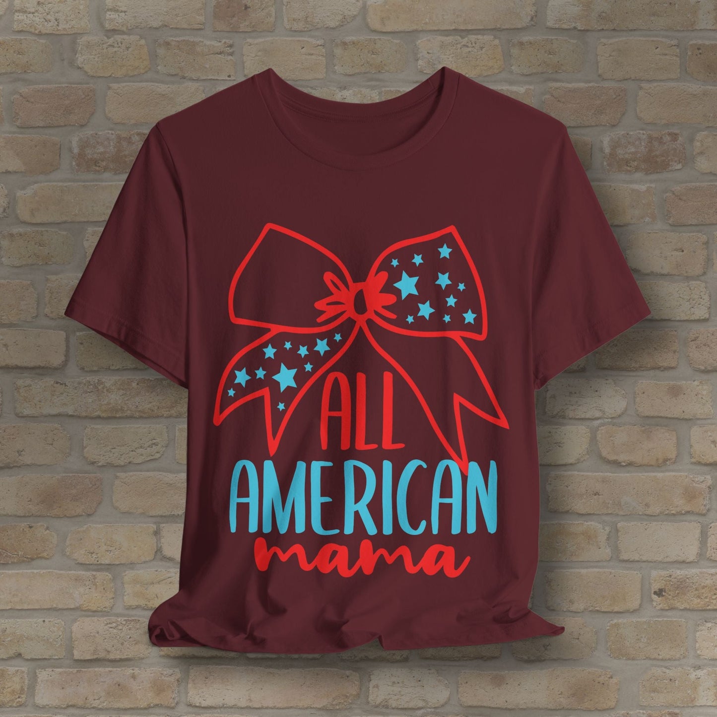 Graphic & Text T-Shirts Star - Spangled Mama Tee - Vibrant Styles