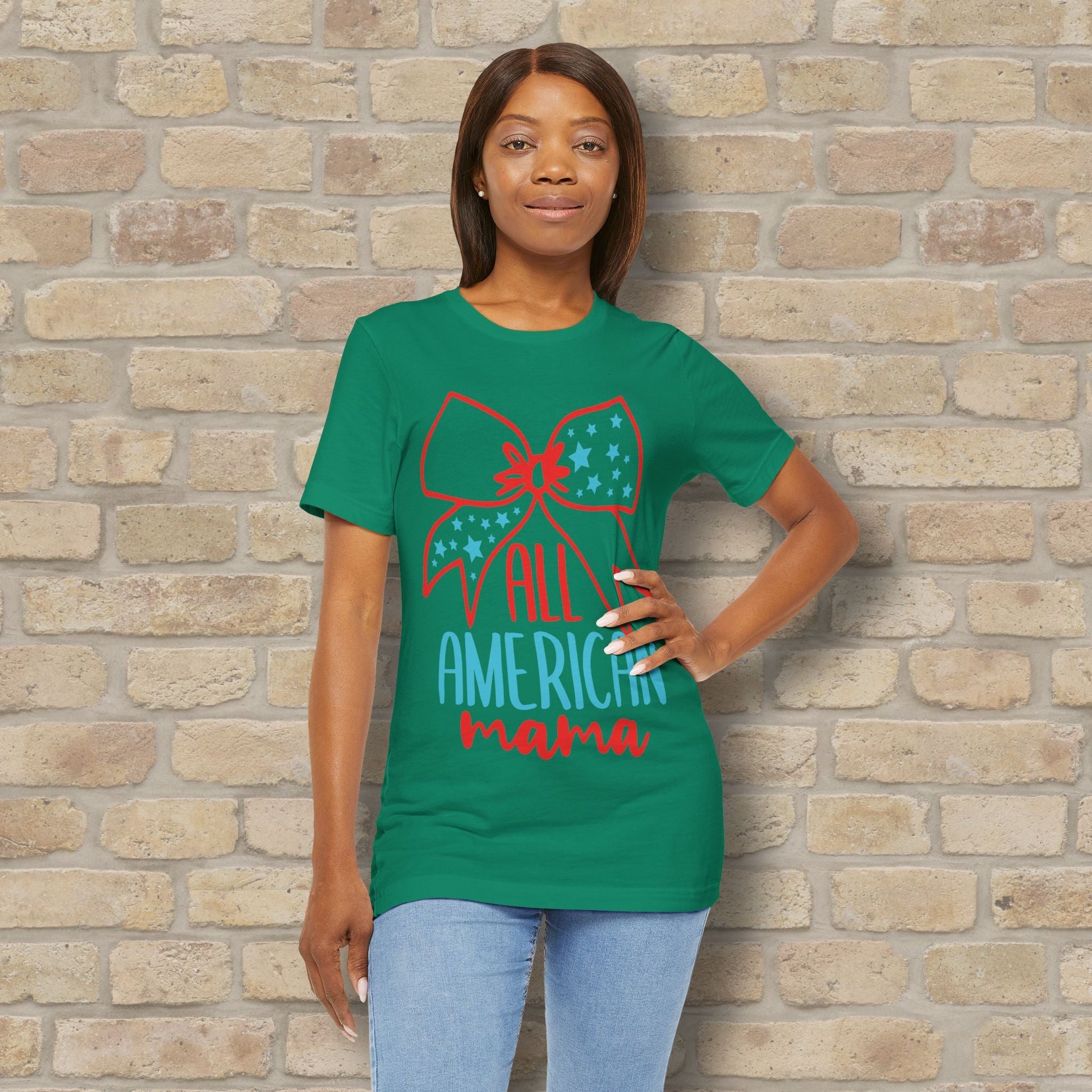 Graphic & Text T-Shirts Star - Spangled Mama Tee - Vibrant Styles