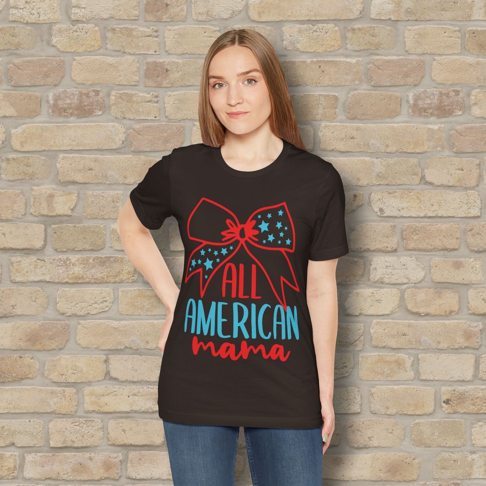 Graphic & Text T-Shirts Star - Spangled Mama Tee - Vibrant Styles