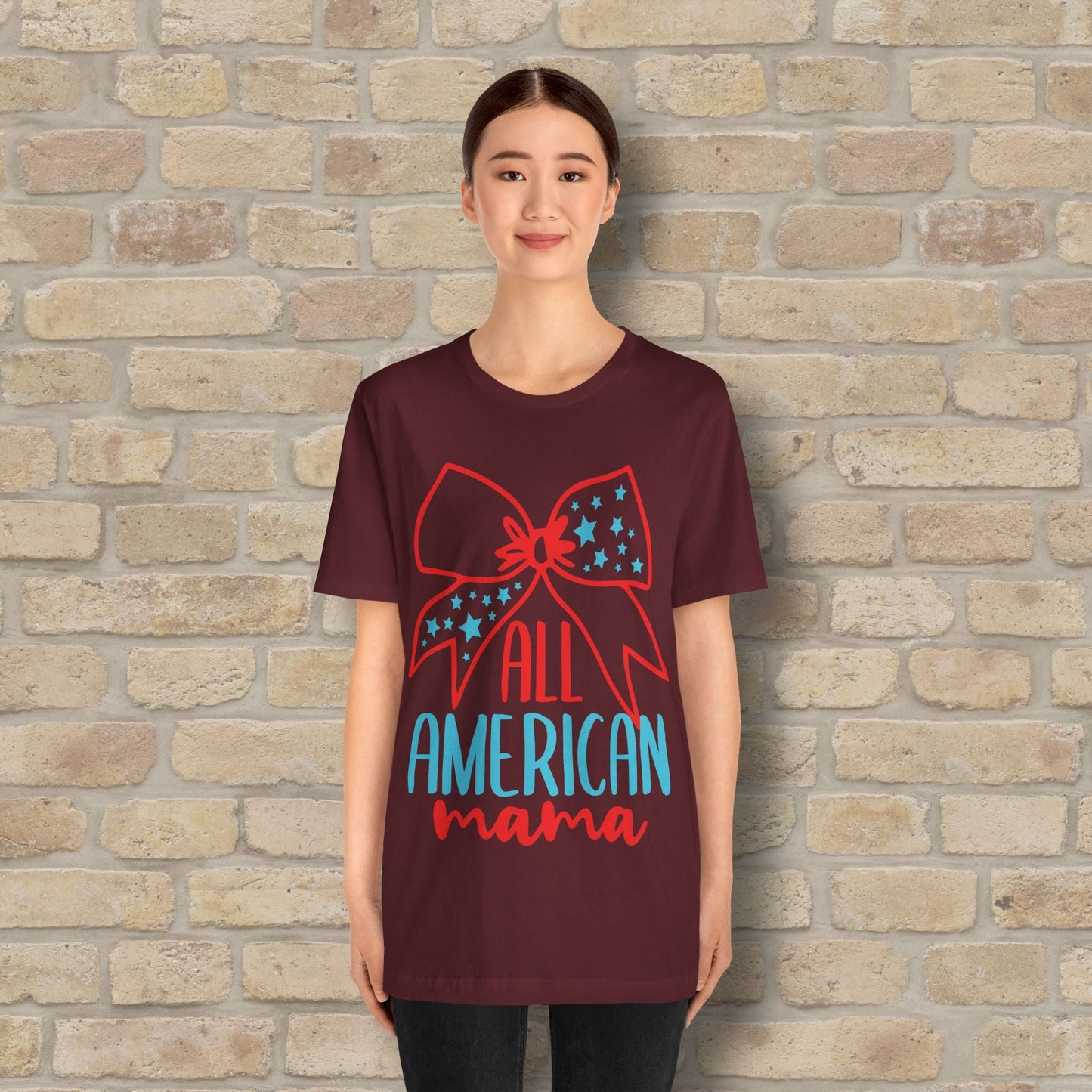 Graphic & Text T-Shirts Star - Spangled Mama Tee - Vibrant Styles