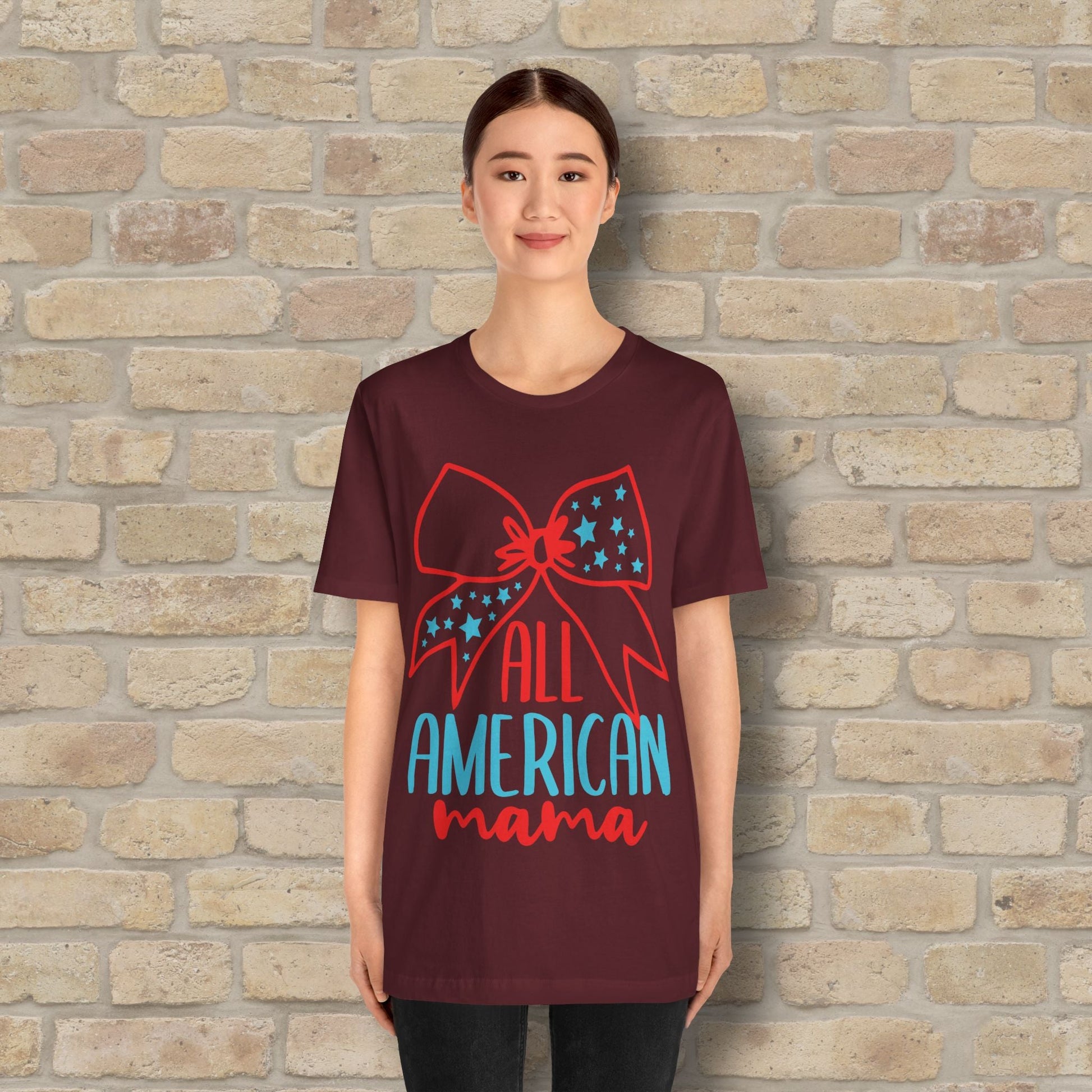 Graphic & Text T-Shirts Star - Spangled Mama Tee - Vibrant Styles