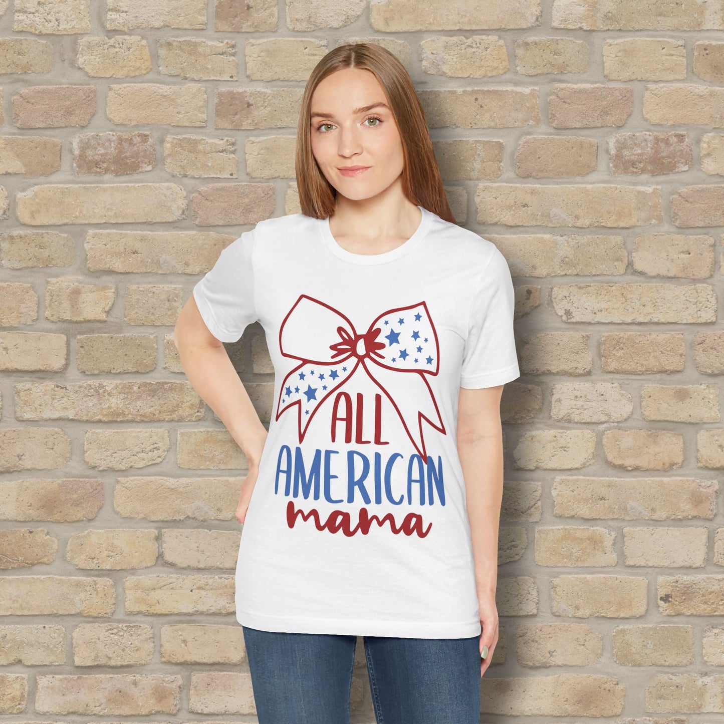 Graphic & Text T-Shirts Star - Spangled Mama Tee - Vibrant Styles