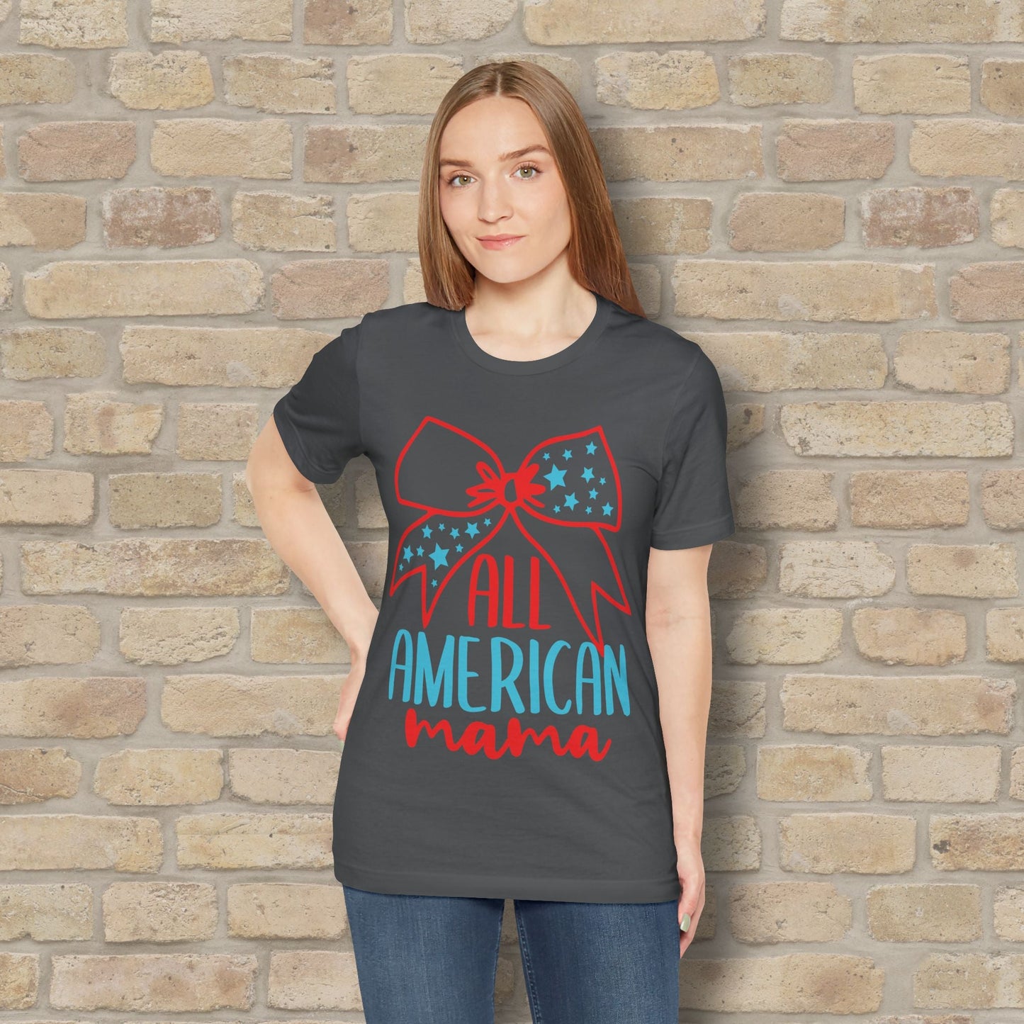 Graphic & Text T-Shirts Star - Spangled Mama Tee - Vibrant Styles