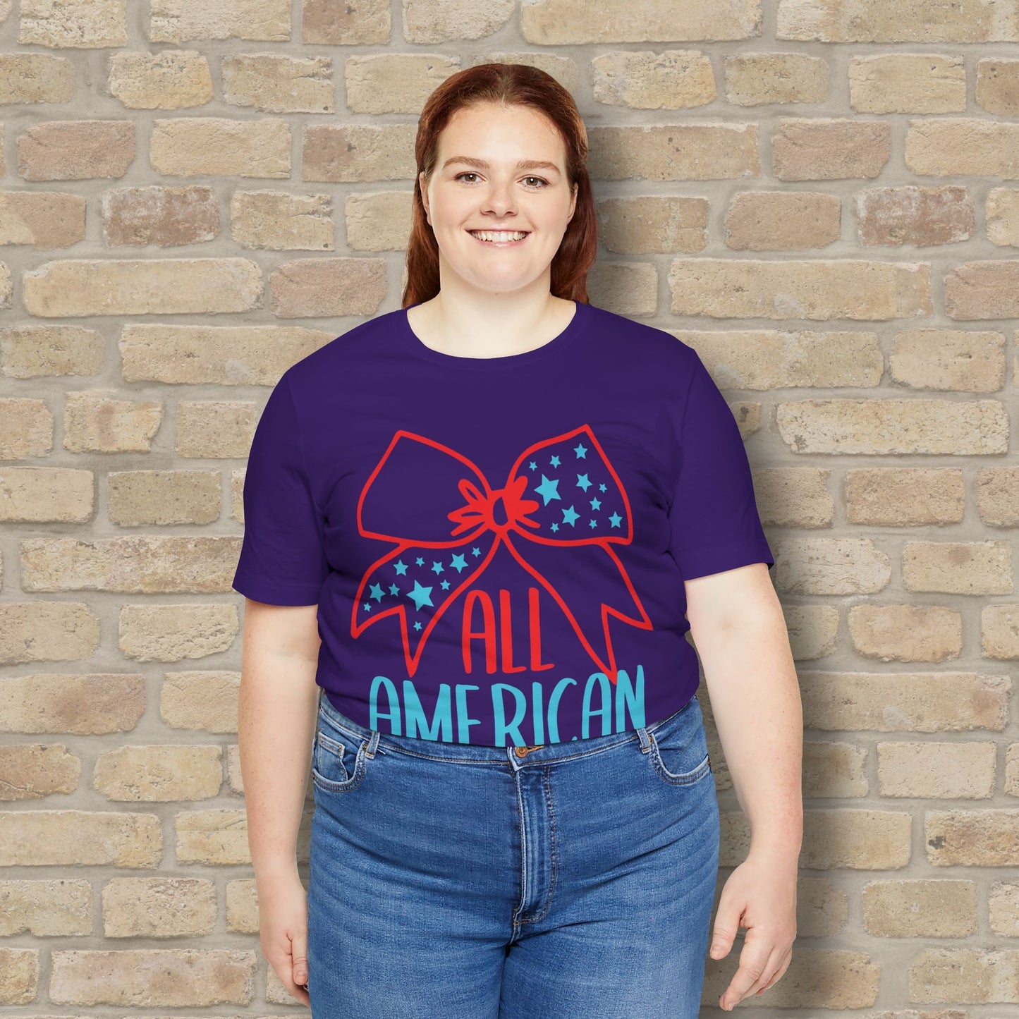 Graphic & Text T-Shirts Star - Spangled Mama Tee - Vibrant Styles