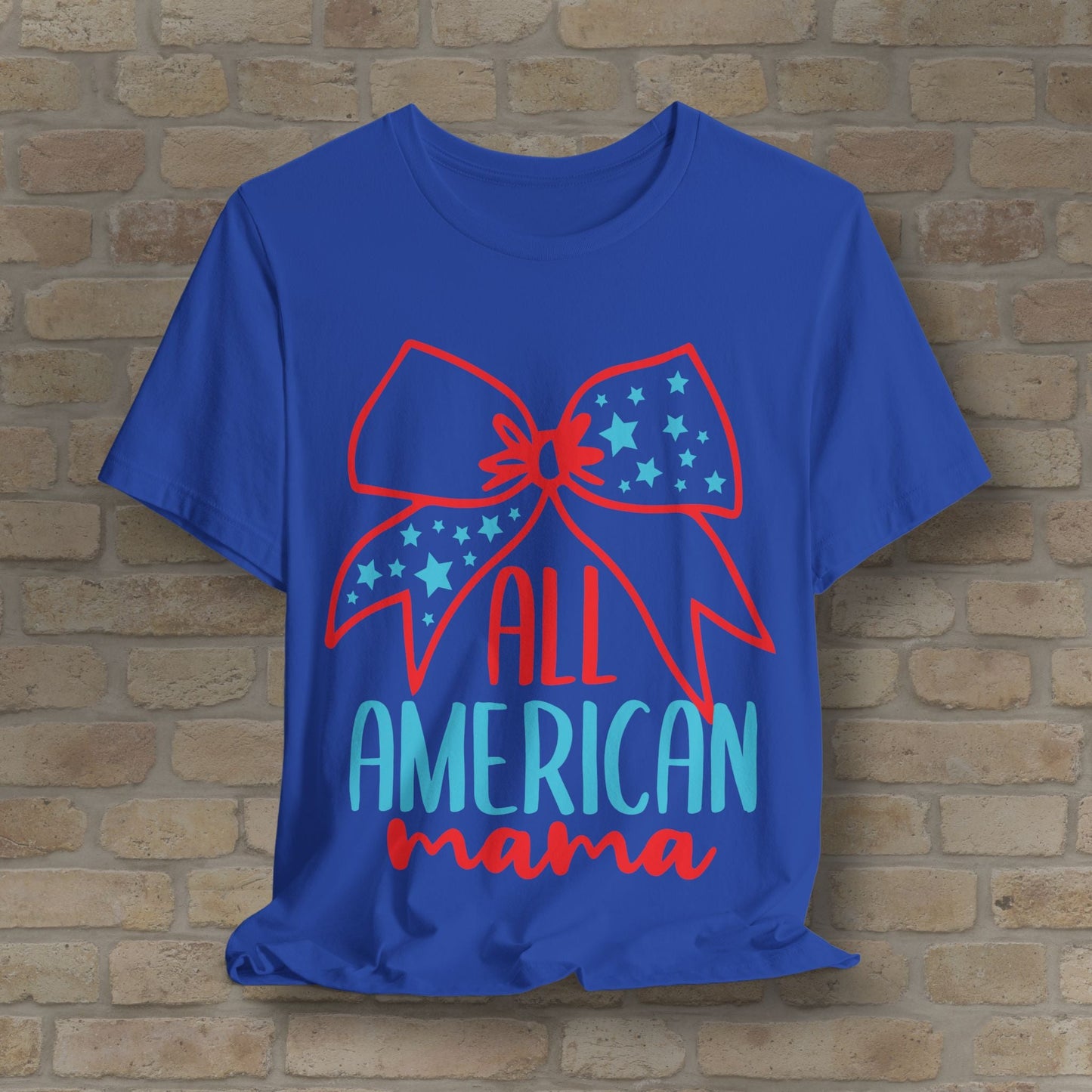 Graphic & Text T-Shirts Star - Spangled Mama Tee - Vibrant Styles
