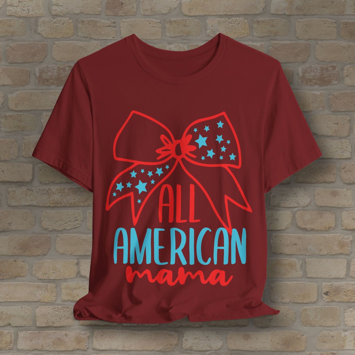 Graphic & Text T-Shirts Star - Spangled Mama Tee - Vibrant Styles