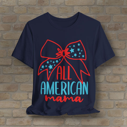 Graphic & Text T-Shirts Star - Spangled Mama Tee - Vibrant Styles