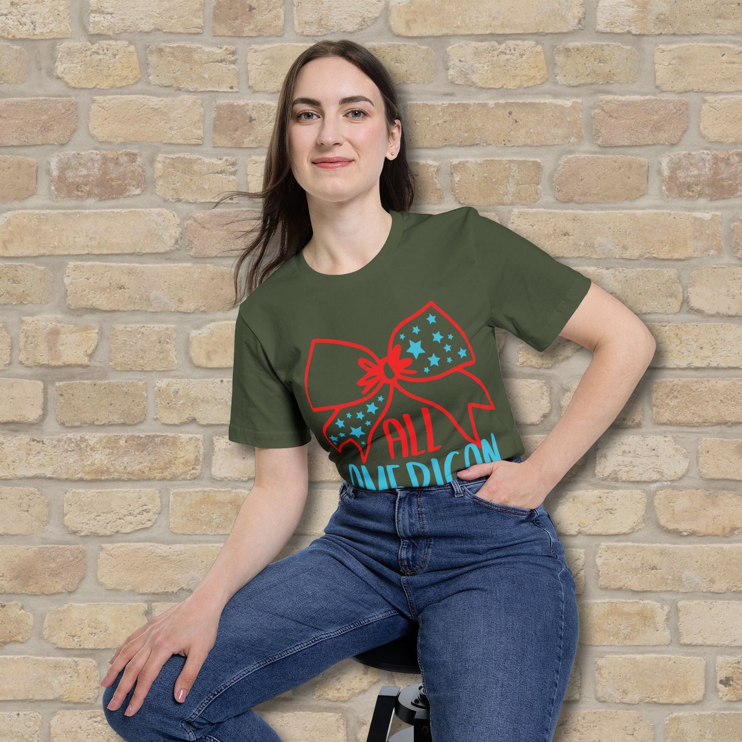 Graphic & Text T-Shirts Star - Spangled Mama (USA - Made) - Vibrant Styles