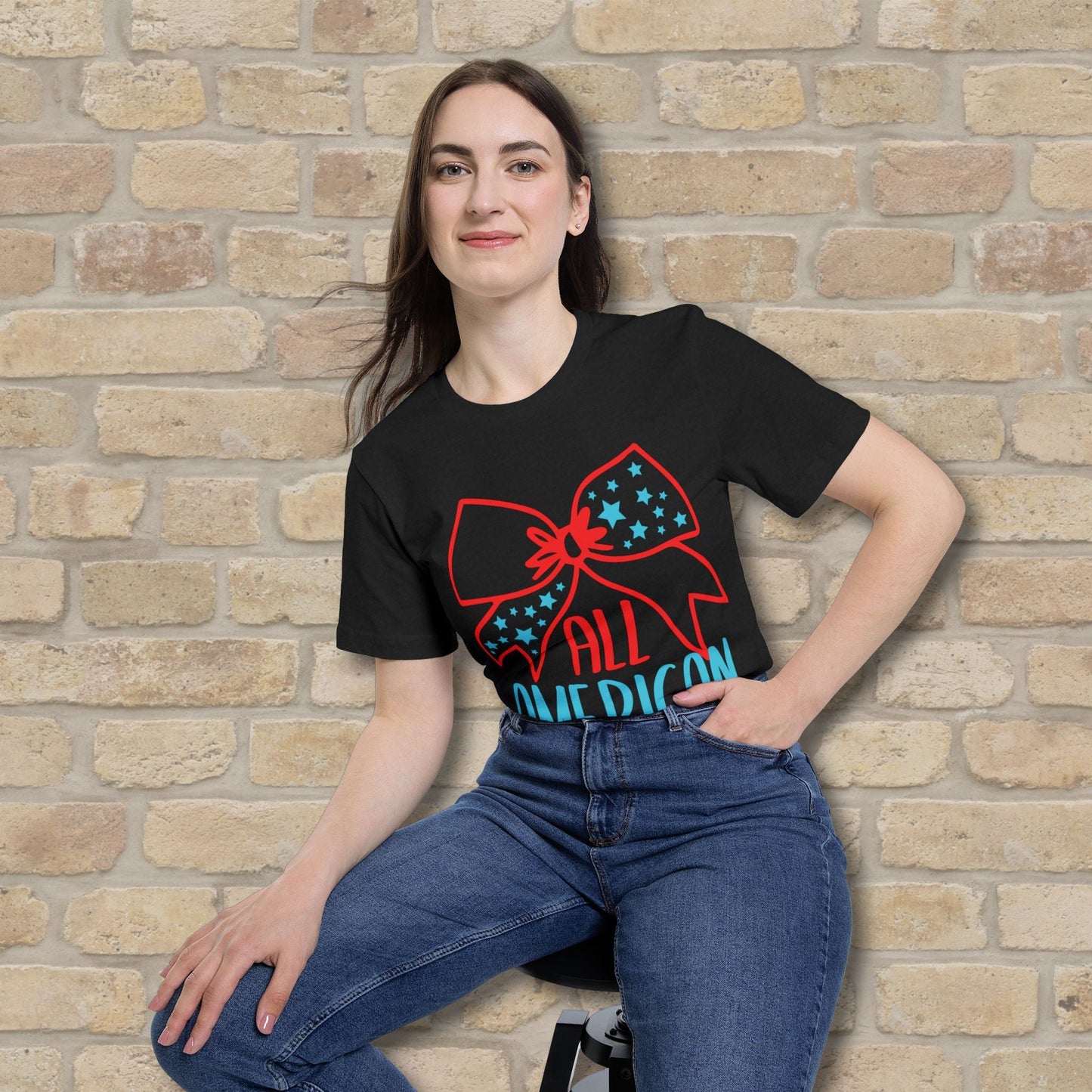 Graphic & Text T-Shirts Star - Spangled Mama (USA - Made) - Vibrant Styles