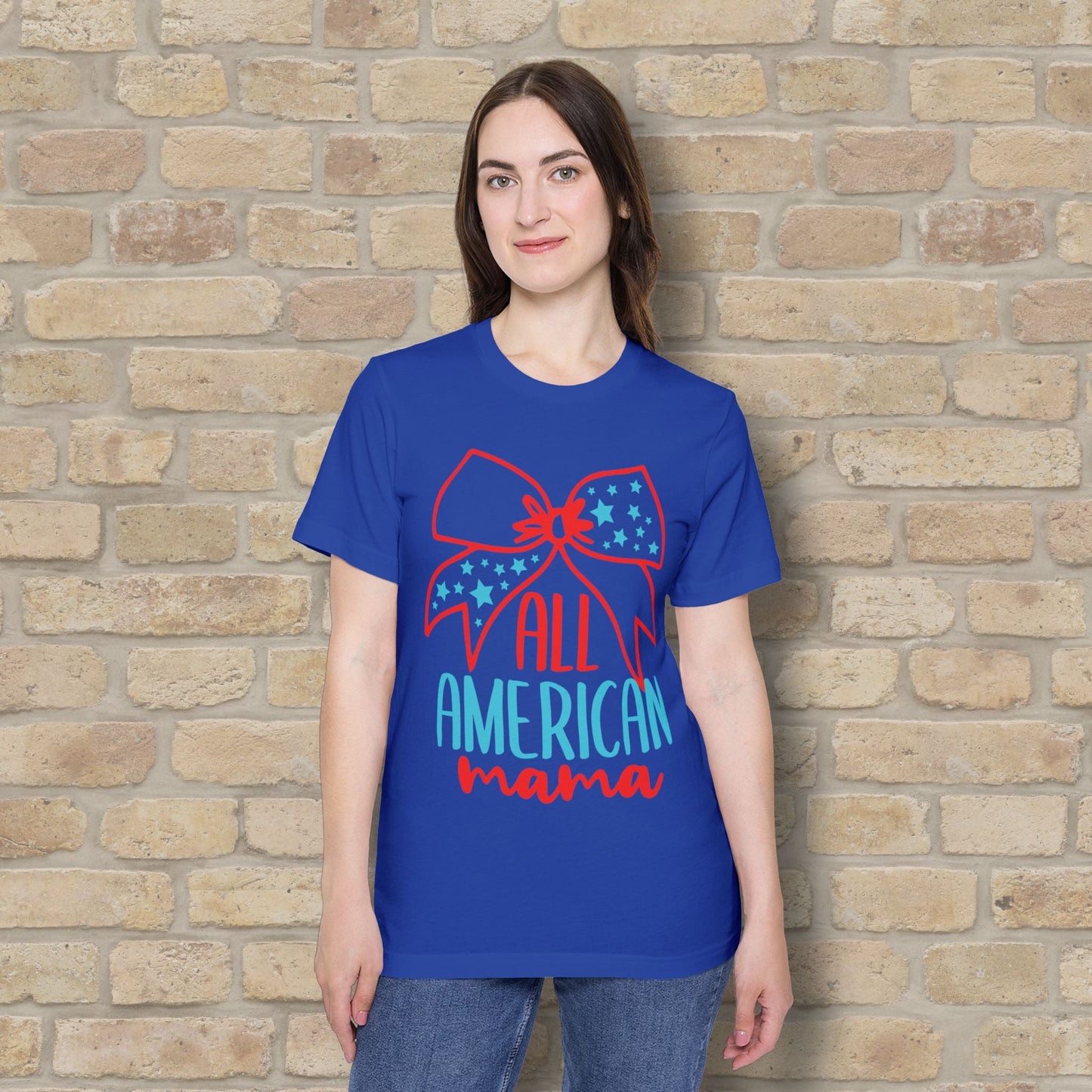 Graphic & Text T-Shirts Star - Spangled Mama (USA - Made) - Vibrant Styles