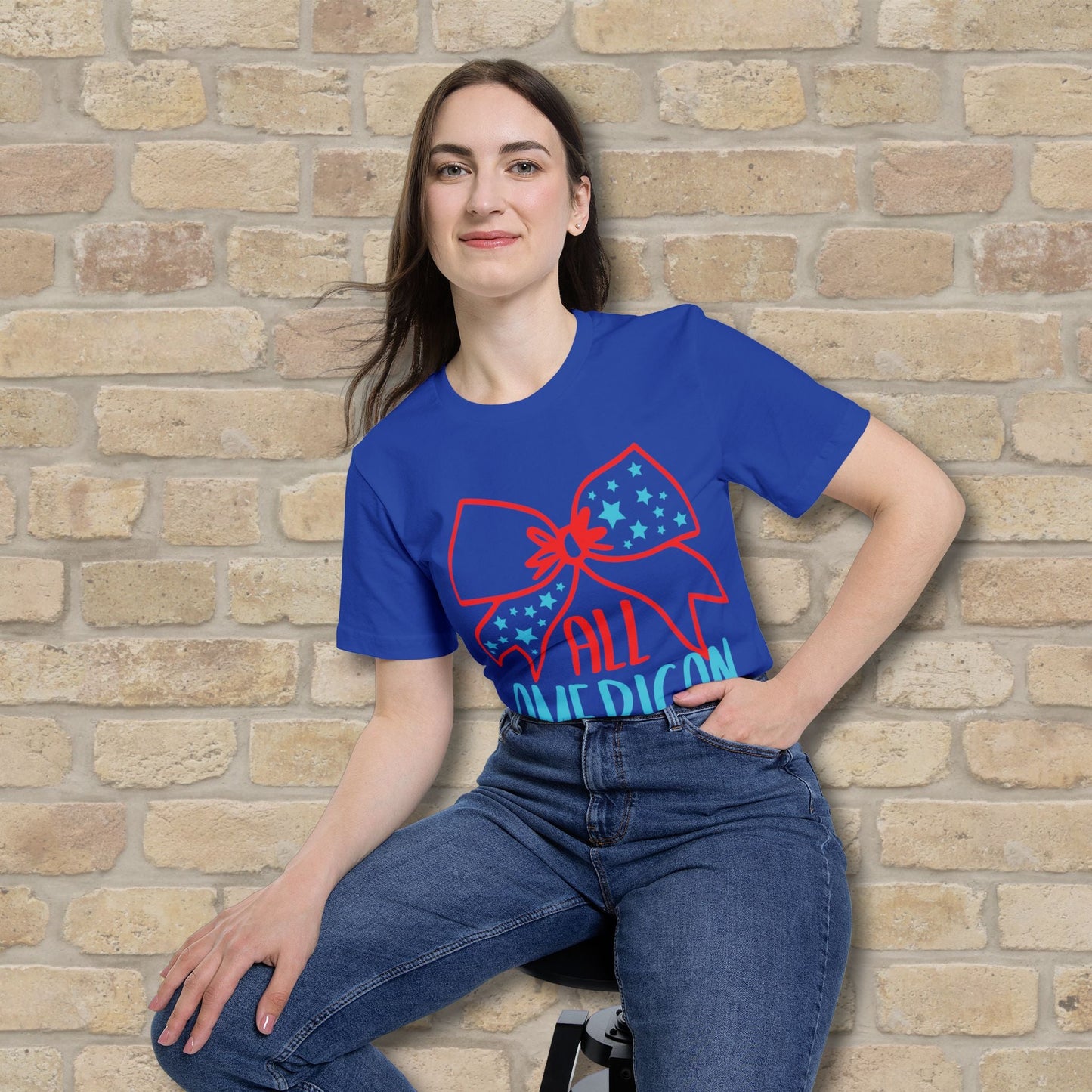 Graphic & Text T-Shirts Star - Spangled Mama (USA - Made) - Vibrant Styles