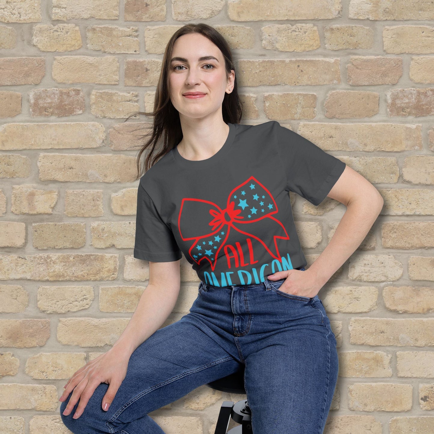 Graphic & Text T-Shirts Star - Spangled Mama (USA - Made) - Vibrant Styles