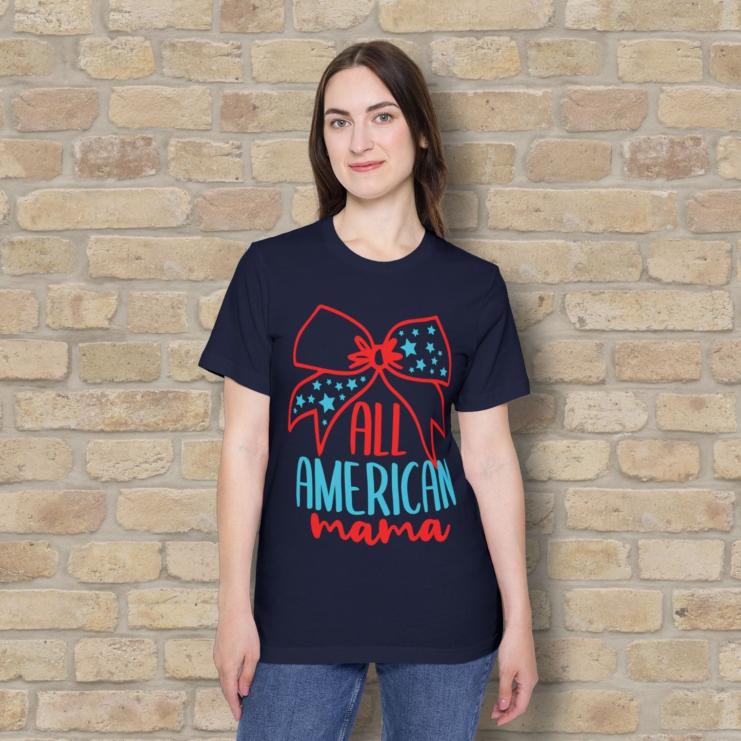 Graphic & Text T-Shirts Star - Spangled Mama (USA - Made) - Vibrant Styles