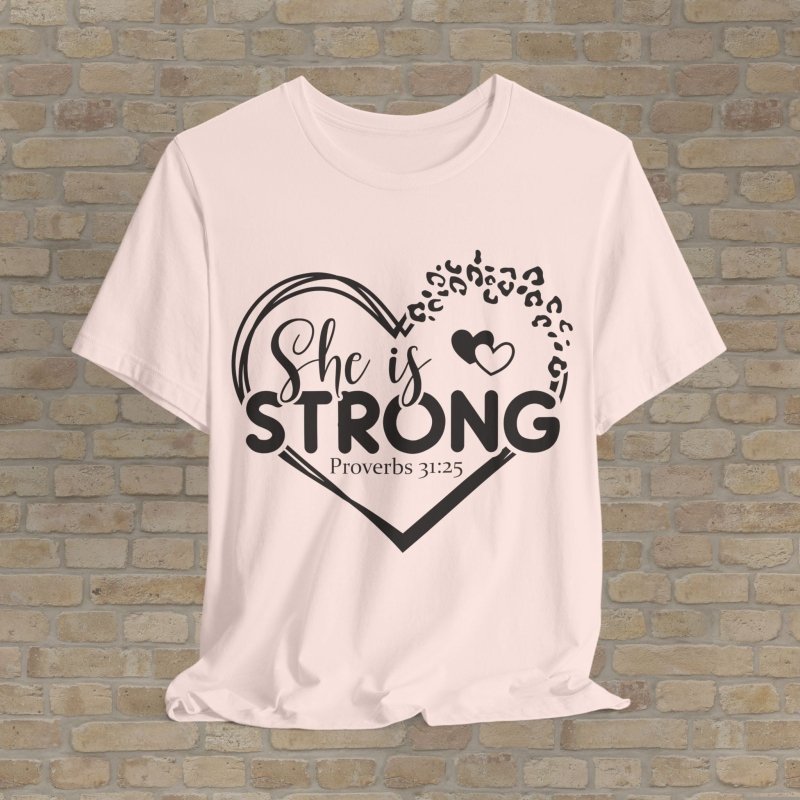 Mostly Text T-Shirts Strong Like Her Tee - Vibrant Styles