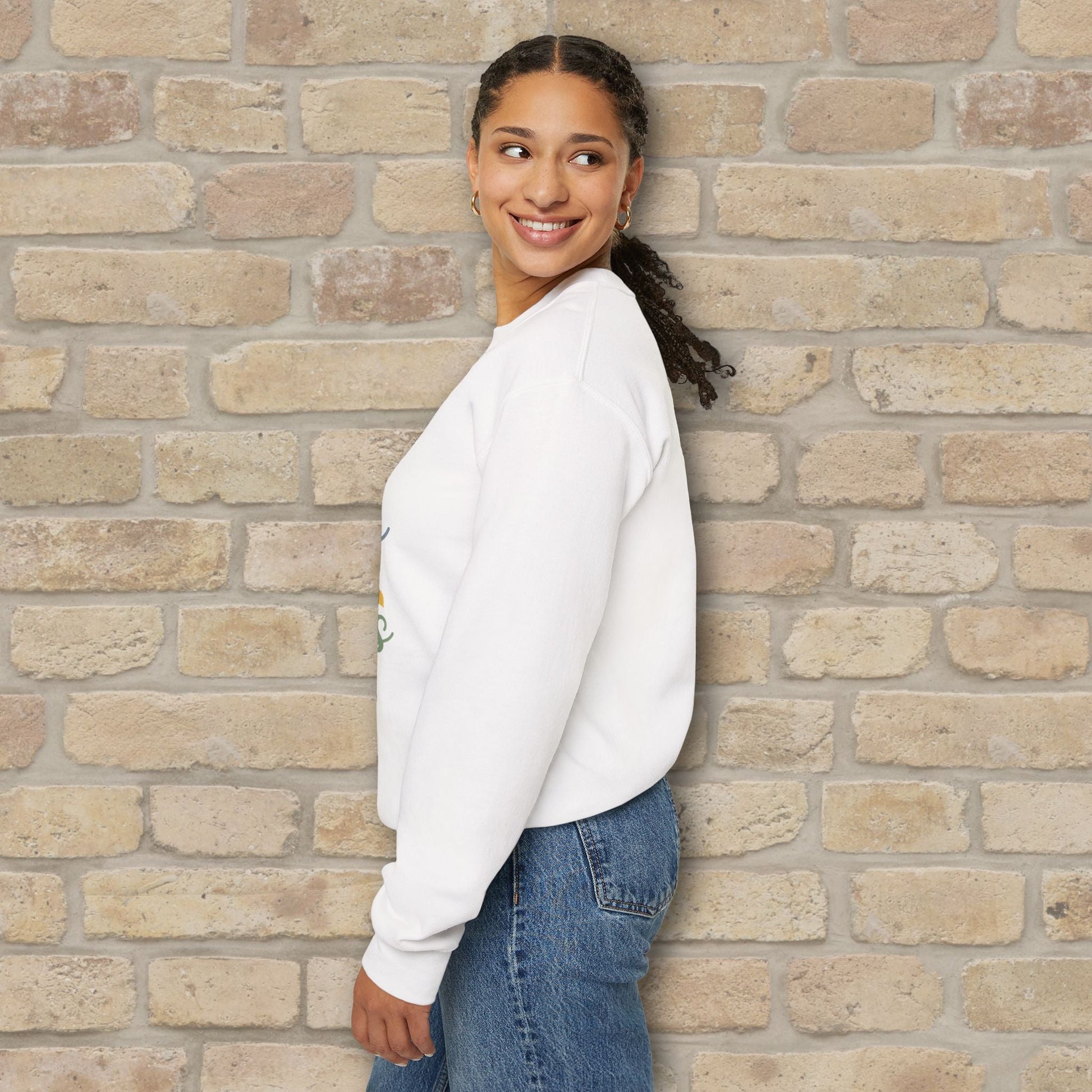 Mostly Text Summer's Wave Goodbye Sweatshirt - Vibrant Styles