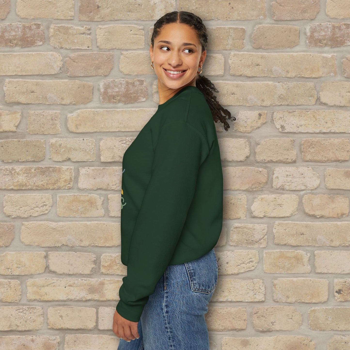 Mostly Text Summer's Wave Goodbye Sweatshirt - Vibrant Styles