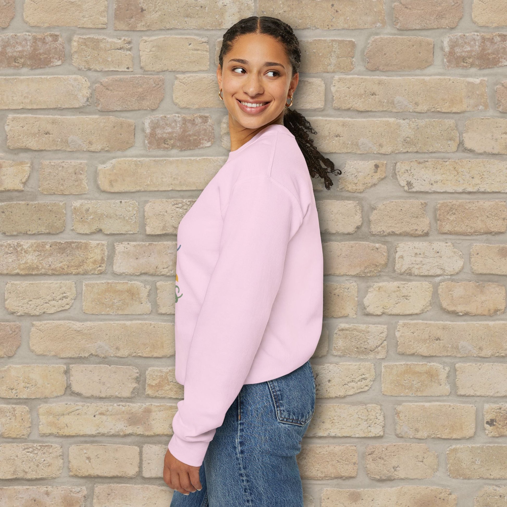 Mostly Text Summer's Wave Goodbye Sweatshirt - Vibrant Styles