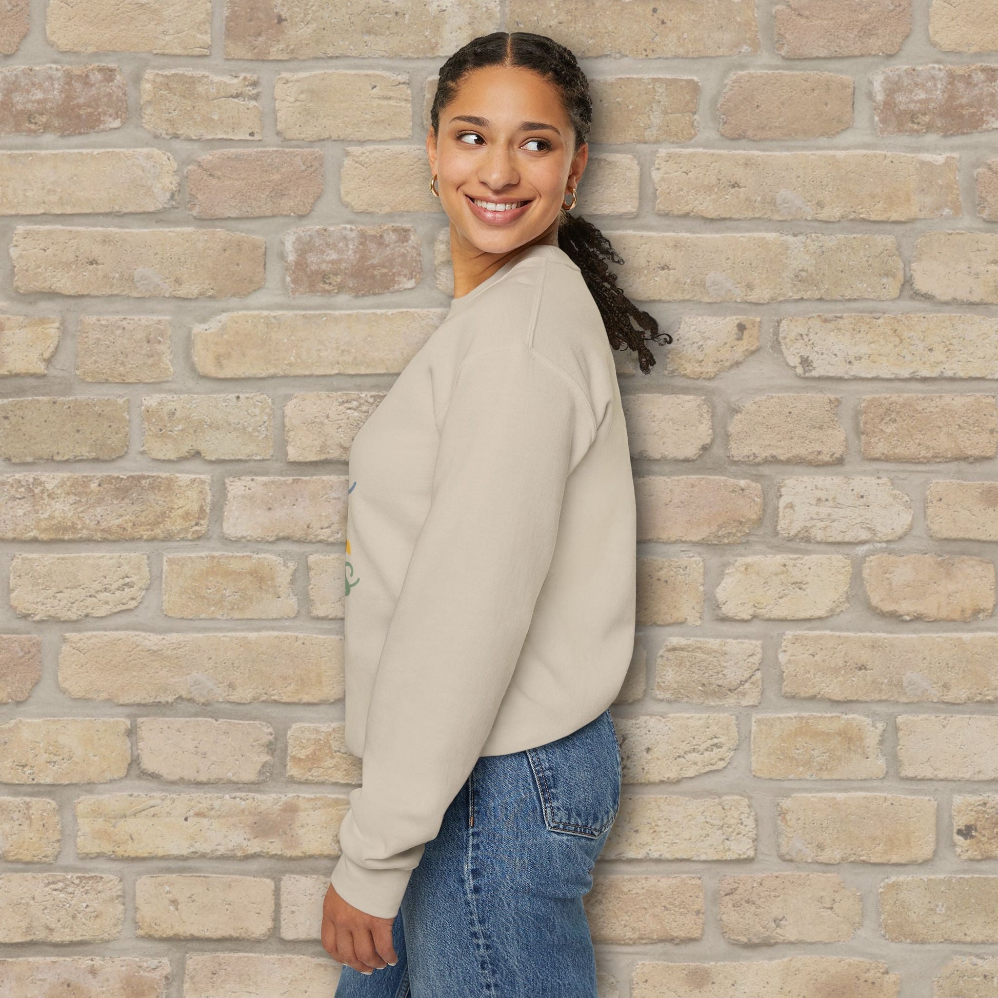 Mostly Text Summer's Wave Goodbye Sweatshirt - Vibrant Styles