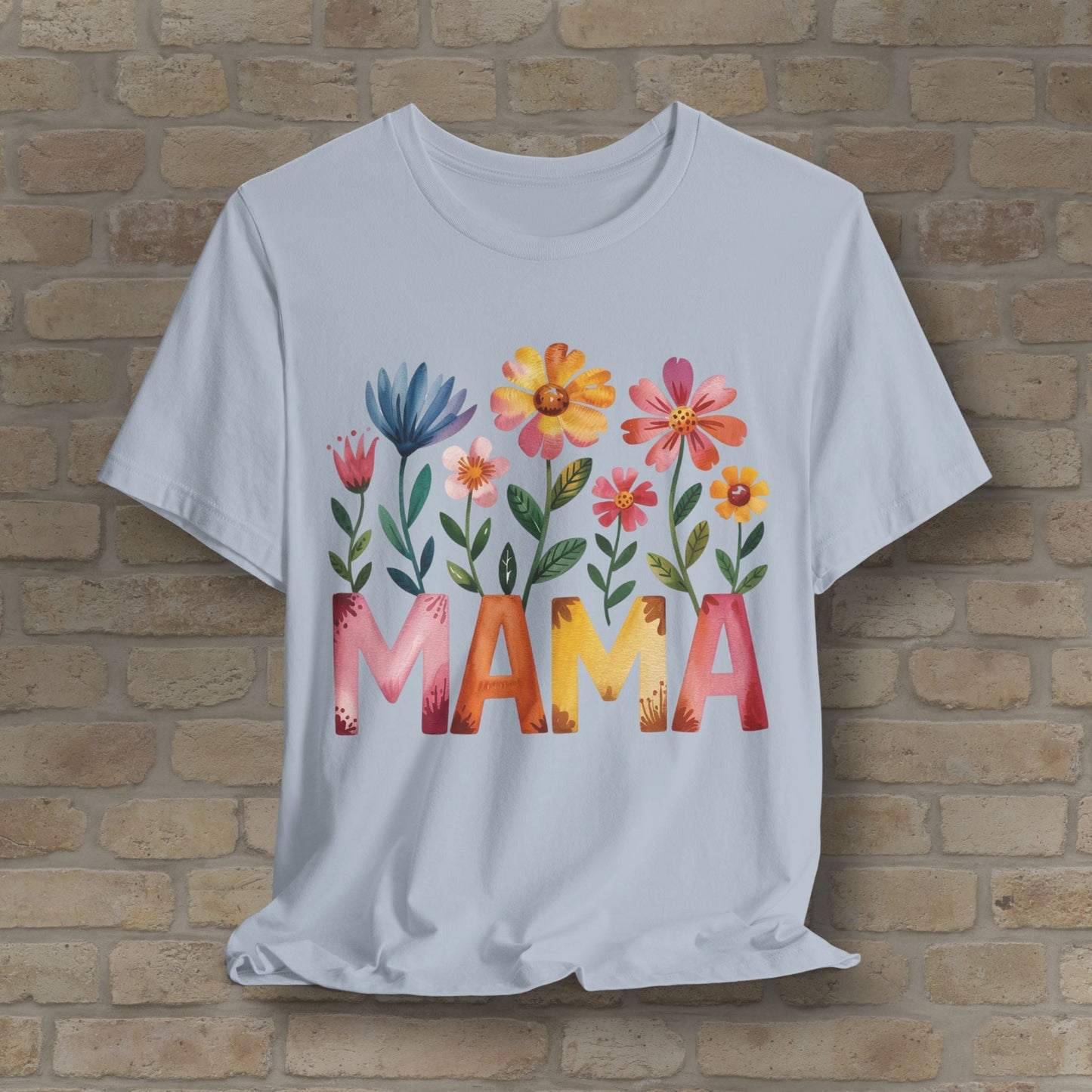 Graphic & Text T-Shirts Watercolor Garden Mama Tee - Vibrant Styles