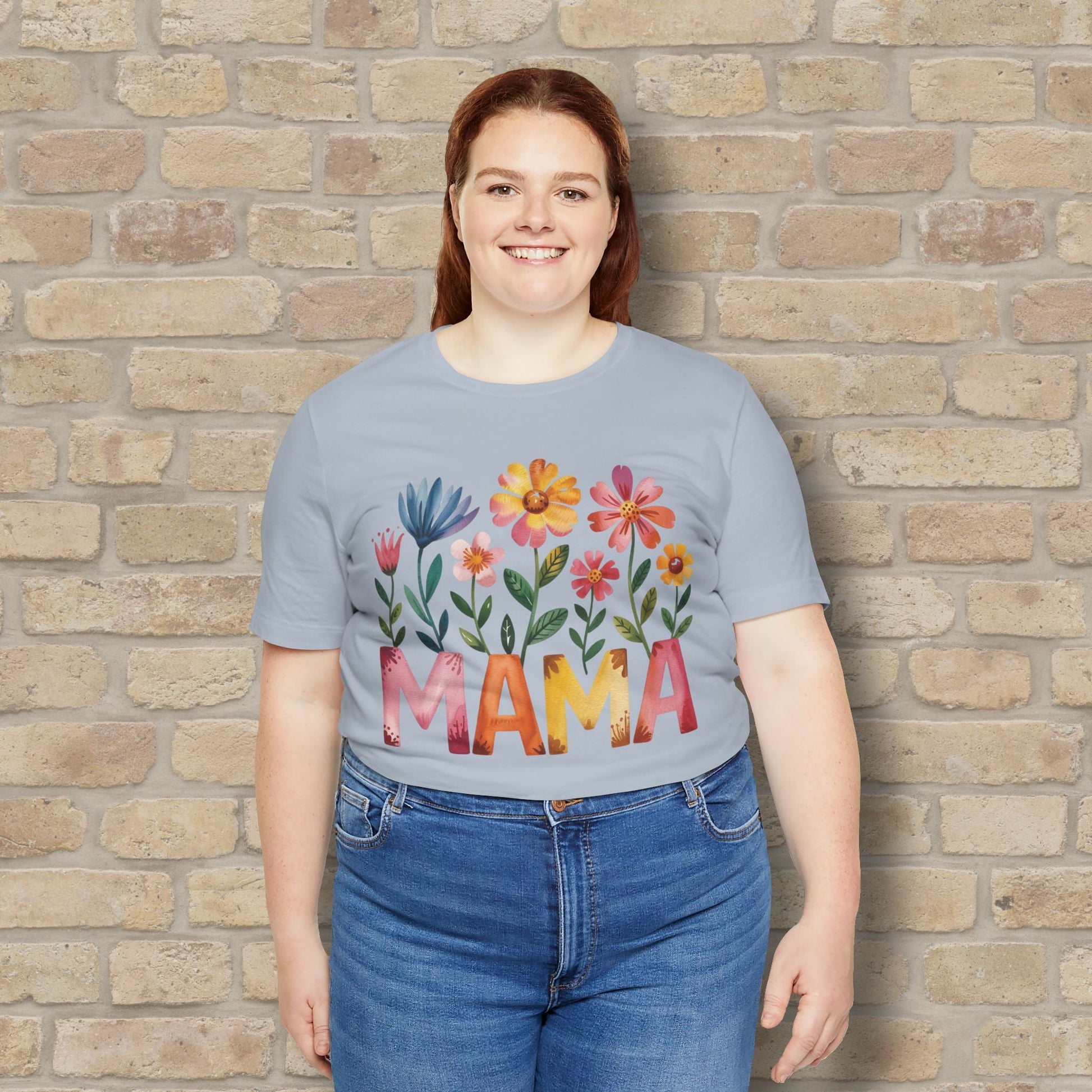 Graphic & Text T-Shirts Watercolor Garden Mama Tee - Vibrant Styles