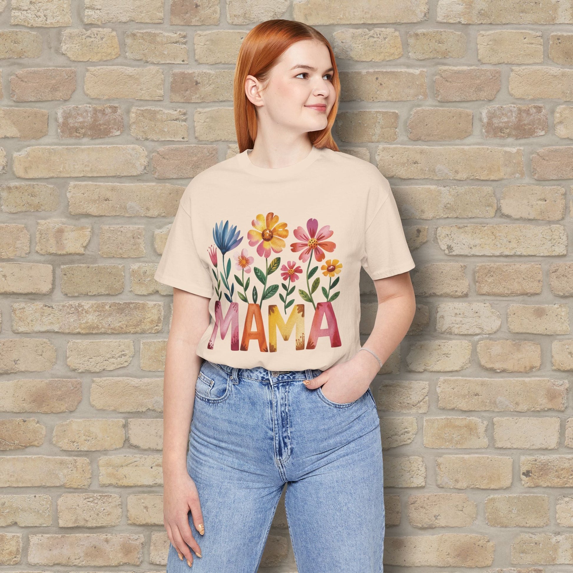 Graphic & Text T-Shirts Watercolor Garden Mama Tee - Vibrant Styles