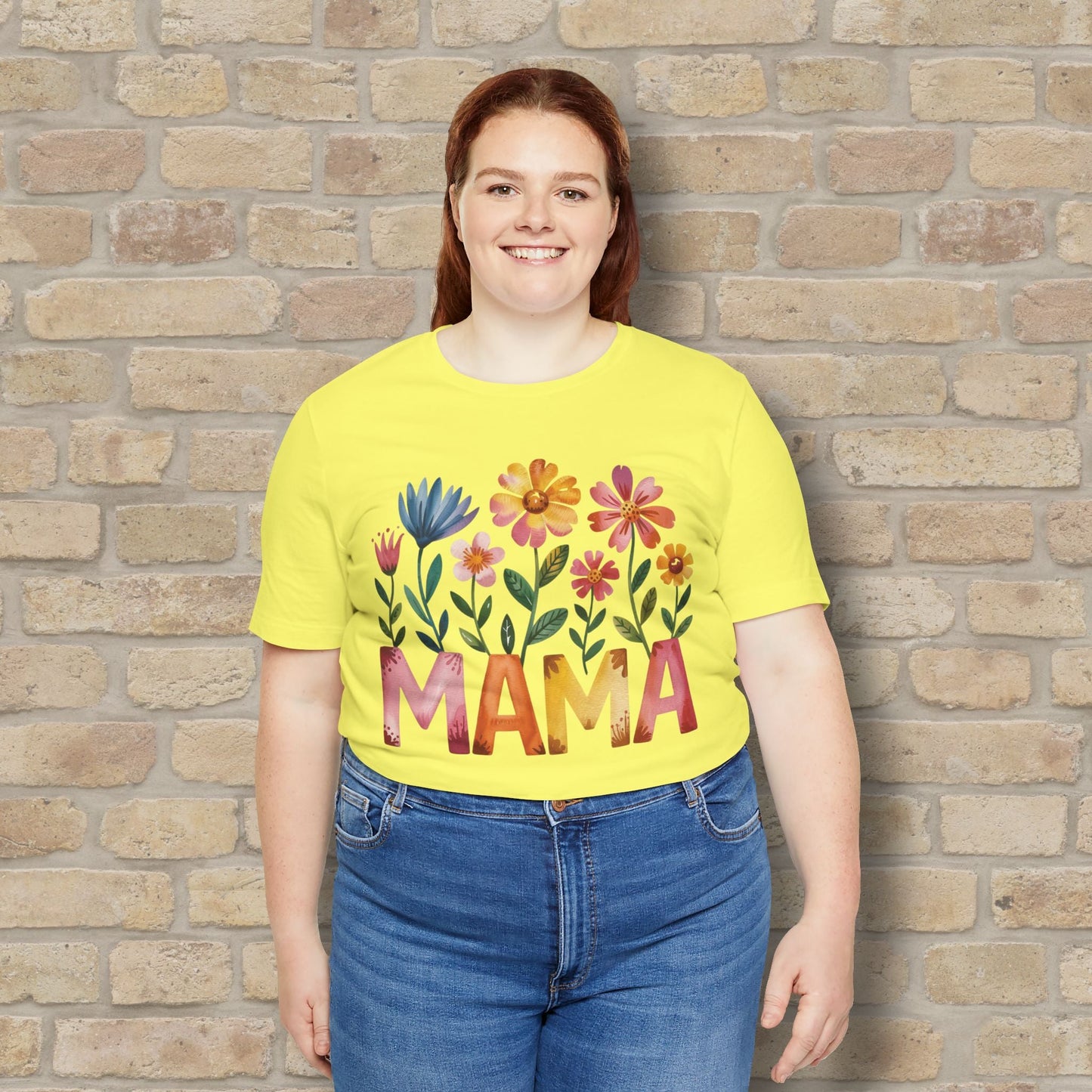 Graphic & Text T-Shirts Watercolor Garden Mama Tee - Vibrant Styles