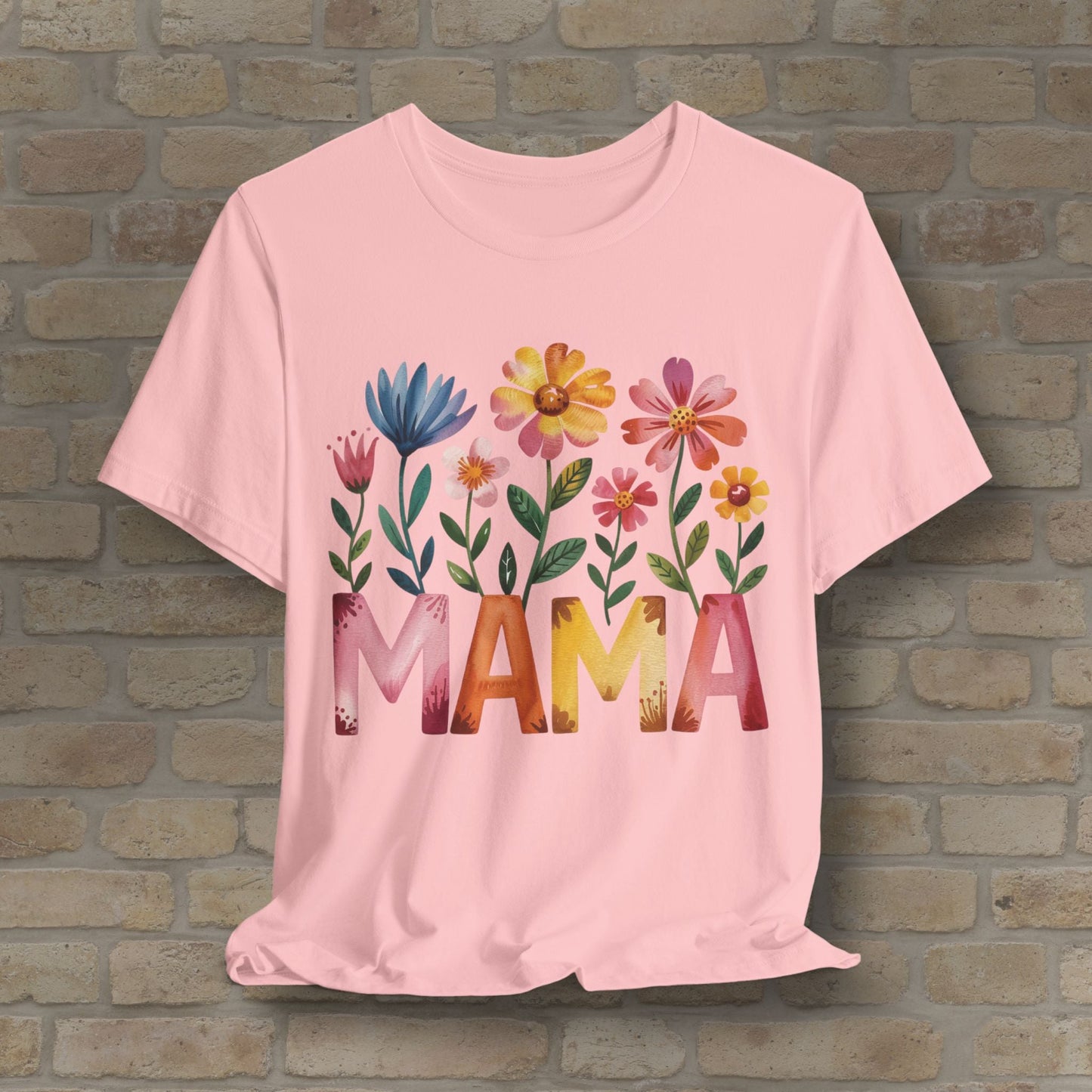 Graphic & Text T-Shirts Watercolor Garden Mama Tee - Vibrant Styles