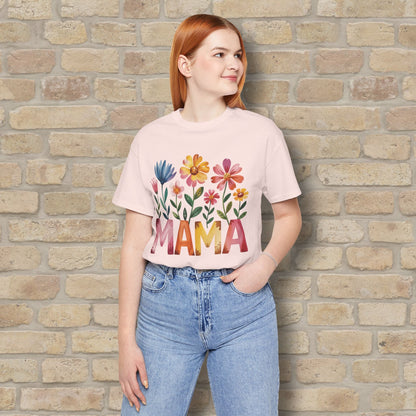 Graphic & Text T-Shirts Watercolor Garden Mama Tee - Vibrant Styles