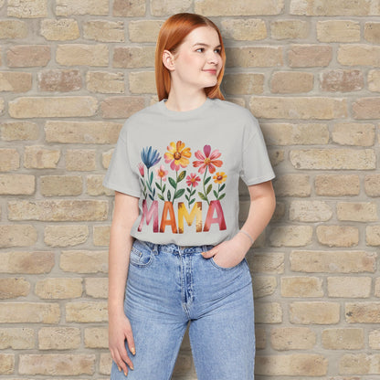 Graphic & Text T-Shirts Watercolor Garden Mama Tee - Vibrant Styles