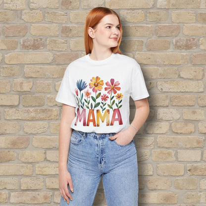 Graphic & Text T-Shirts Watercolor Garden Mama Tee - Vibrant Styles