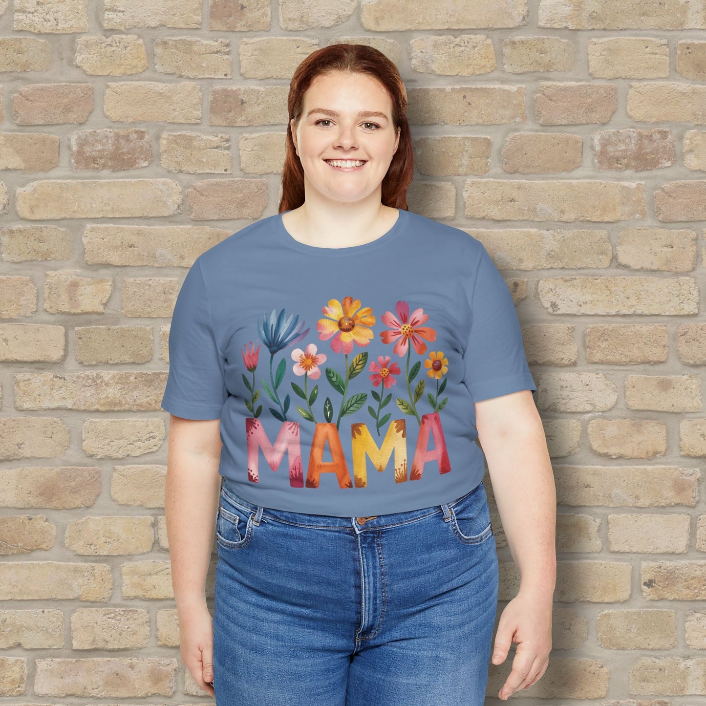 Graphic & Text T-Shirts Watercolor Garden Mama Tee - Vibrant Styles