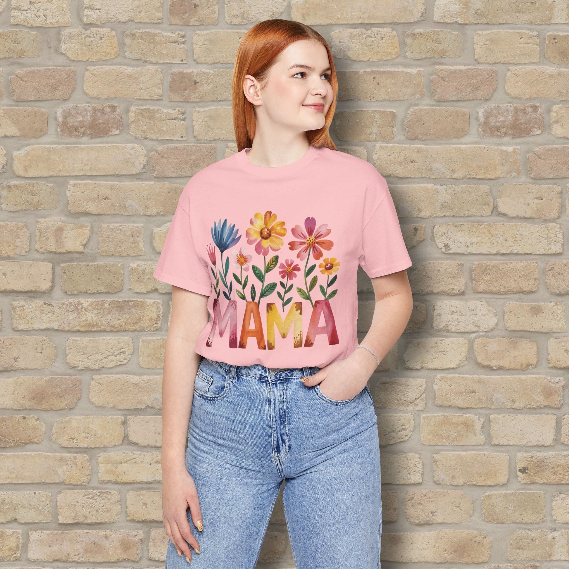 Graphic & Text T-Shirts Watercolor Garden Mama Tee - Vibrant Styles